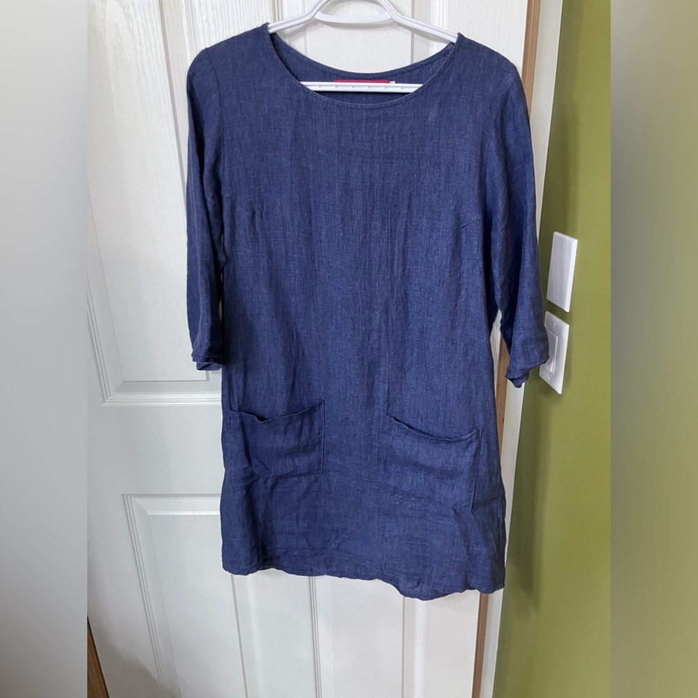 Pyne and smith shift in denim blue sz M